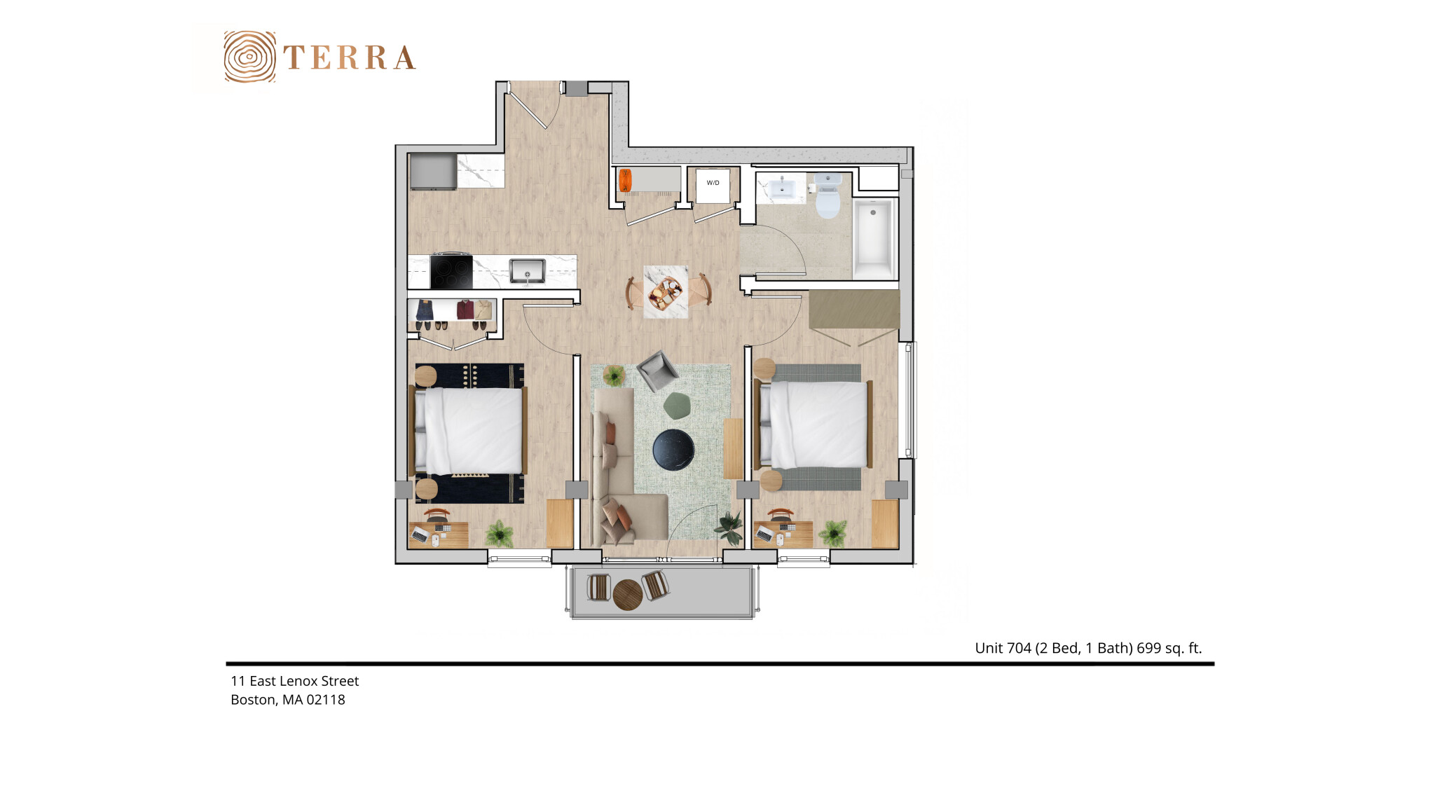 11 East Lenox, South End