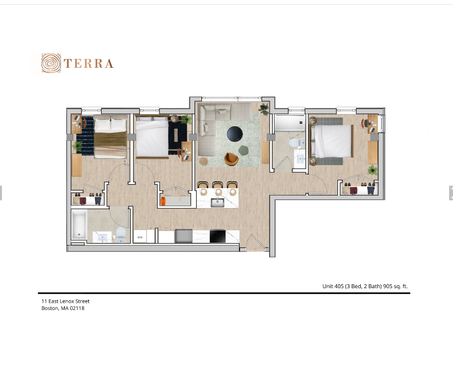 11 East Lenox, South End