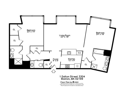 1 Dalton St, Back Bay